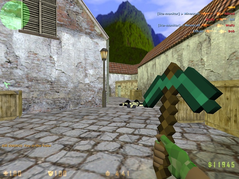 Модель knife cs 1.6 Minecraft