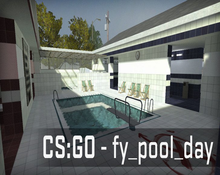Карта «fy_pool_day_go» для CS 1.6