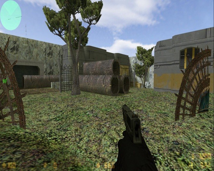 Карта «zm_dust2_nature» для CS 1.6