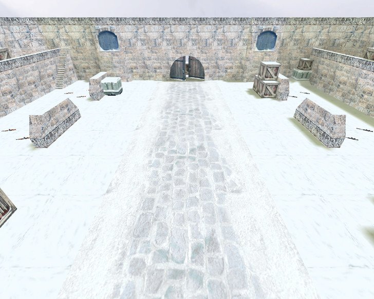 Карта «aim_snowy_winter» для CS 1.6