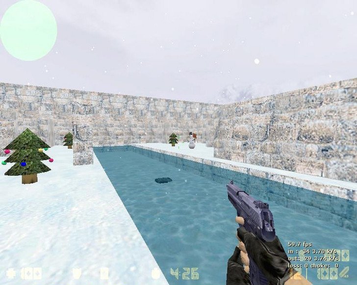 Карта «aim_usp_christmas» для CS 1.6